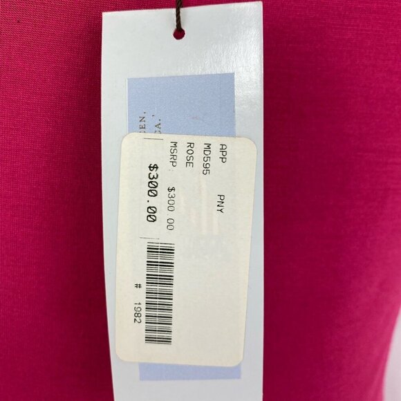 Prairie New York‎ NWT Rose Pink Y2K Gemstone Modal V-Neck Modal MIDI Dress M/C30 - Picture 9 of 14